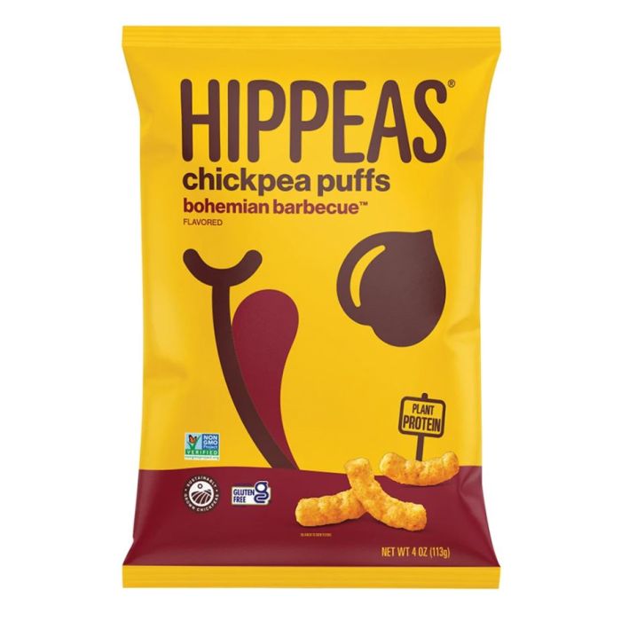 HIPPEAS: Bohemian Barbecue Chickpea Puffs, 4 oz