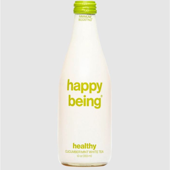 HAPPY BEING: Cucumber Mint White Tea, 12 fo