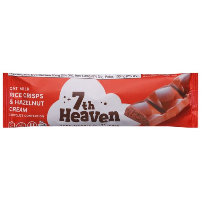 7TH HEAVEN: Rice Crisps and Hazelnut Cream, 1.6 oz