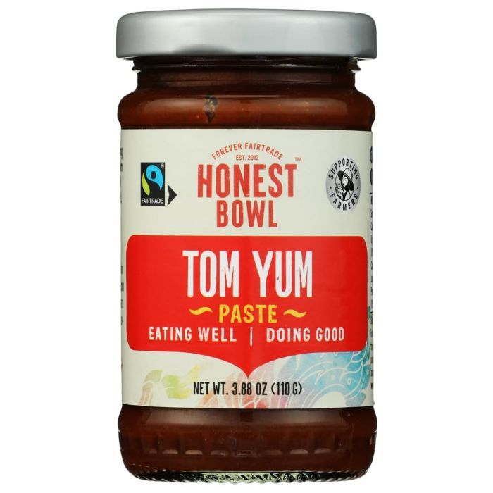 HONEST BOWL: Tom Yum Paste, 3.88 oz