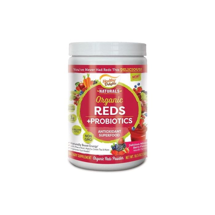 HEALTHY DELIGHTS: Organic Reds Powder Probiotics Superfood, 330 gm