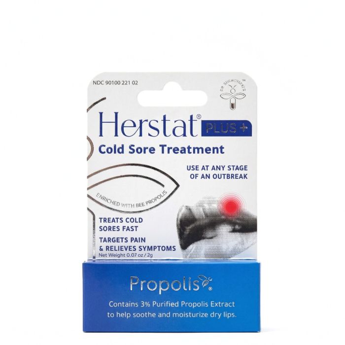 HERSTAT: Plus Cold Sore Treatment, 0.7 oz