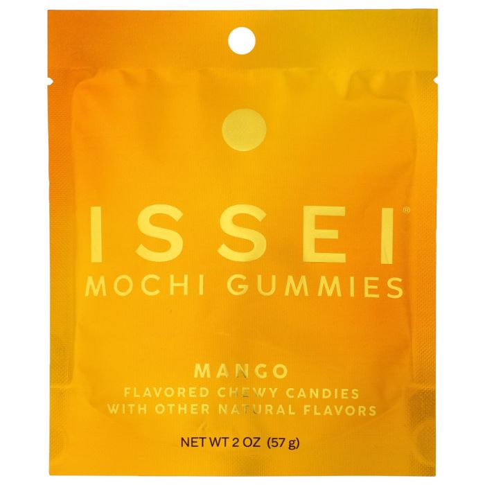 ISSEI MOCHI GUMMIES: Mango Flavored Gummies, 2 oz