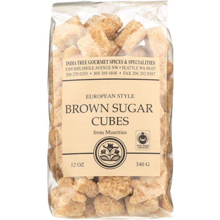 INDIA TREE: Brown Sugar Cubes, 12 oz