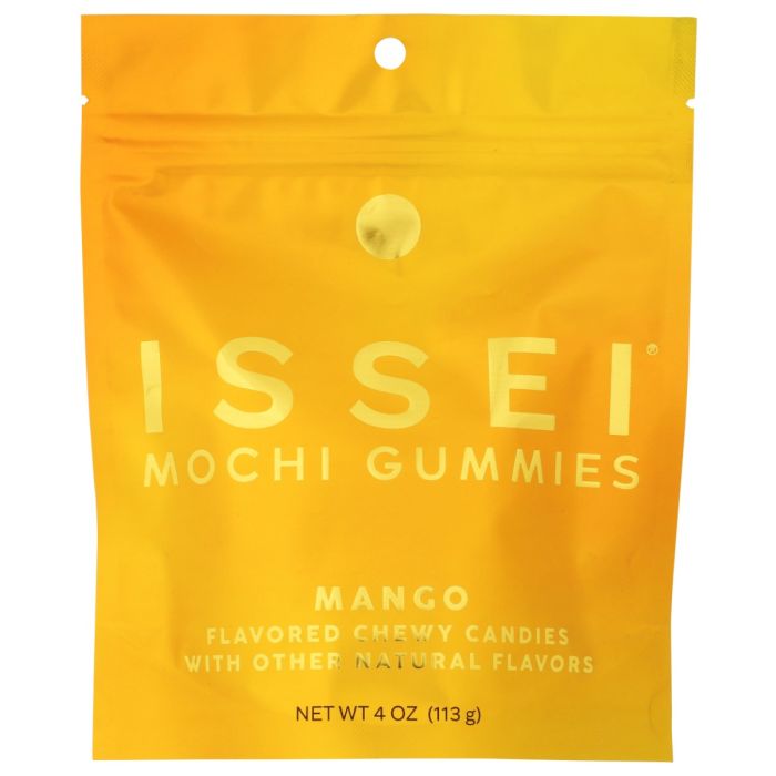ISSEI MOCHI GUMMIES: Mango Flavored Gummies, 4 oz