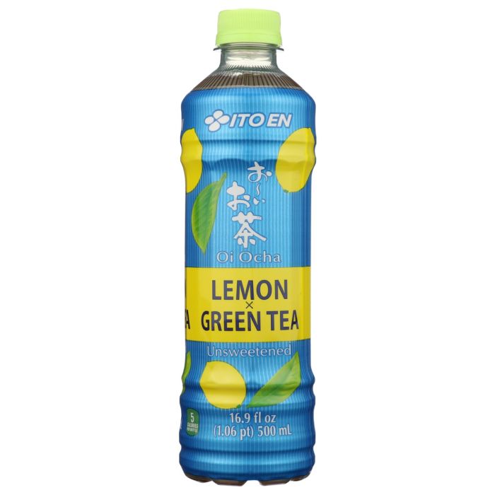 ITO EN: Oi Ocha Tea Lemon Green Tea, 16.9 fo
