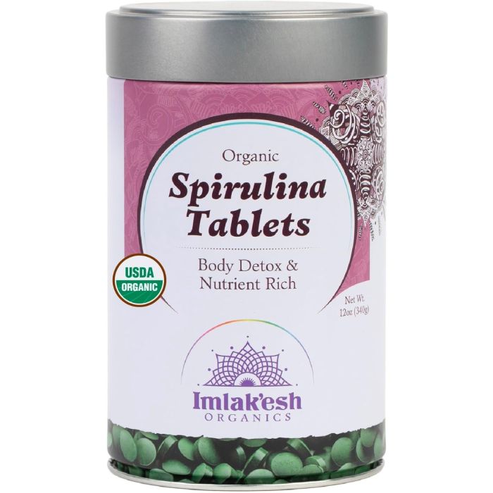 IMLAKESH ORGANICS: Organic  Spirulina Tablets, 12 oz