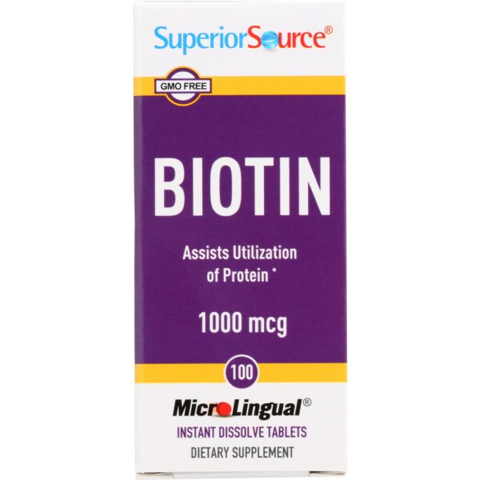 SUPERIOR SOURCE: Biotin 1000 MCG, 100 tb