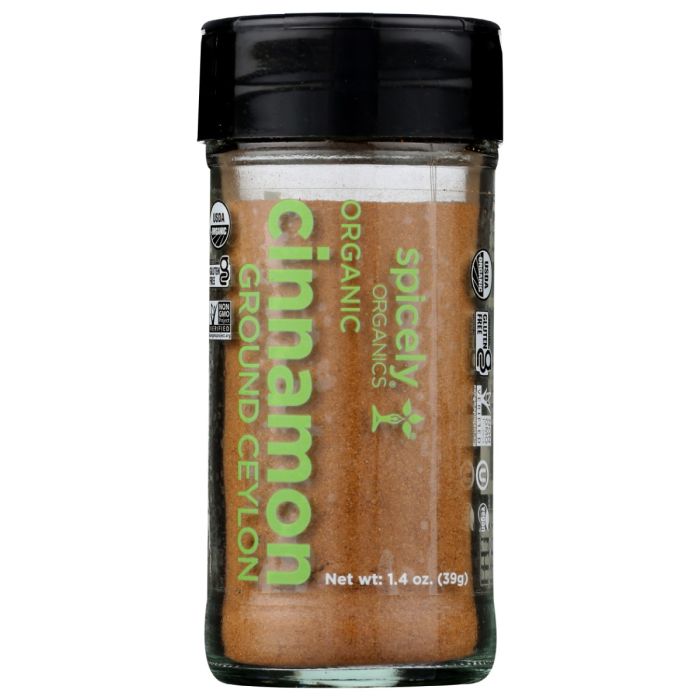 SPICELY ORGANICS: Organic Cinnamon Ceylon Ground Jar, 1.4 oz