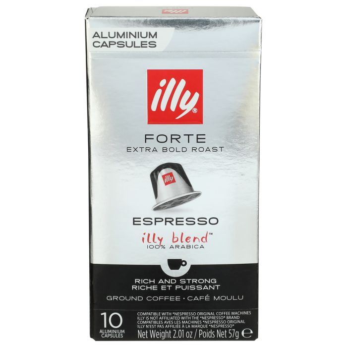 ILLYCAFFE: Forte Espresso Coffee Capsules,10 Count, 2.1 oz