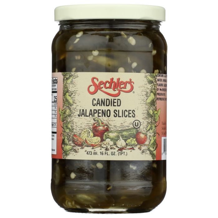 SECHLERS: Candied Jalapeno Slices, 16 oz