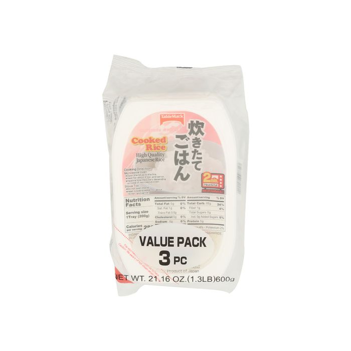 JFC INTERNATIONAL: Tablemark Prepared Rice 3pk, 21.15 oz