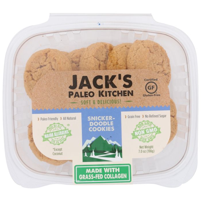 JACKS PALEO KITCHEN: Snickerdoodle Cookies, 7 oz
