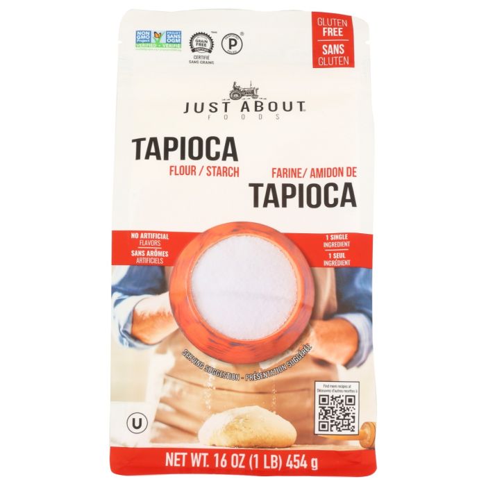 JUST ABOUT FOODS: Tapioca Flour, 1 lb