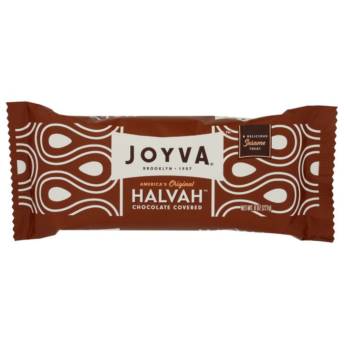 JOYVA: Halvah Chocolate Covered Sesame Treat, 8 oz