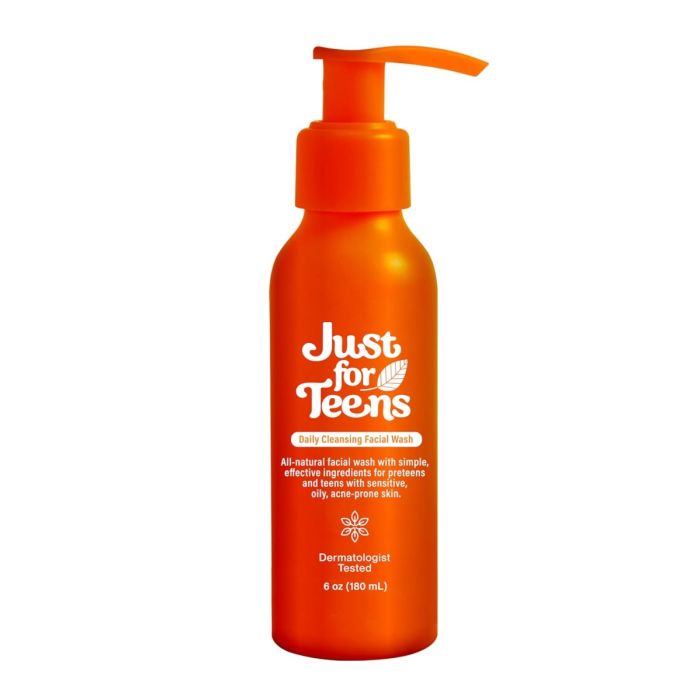 JUST FOR TEENS: Cleaning Facial Wash, 6 oz