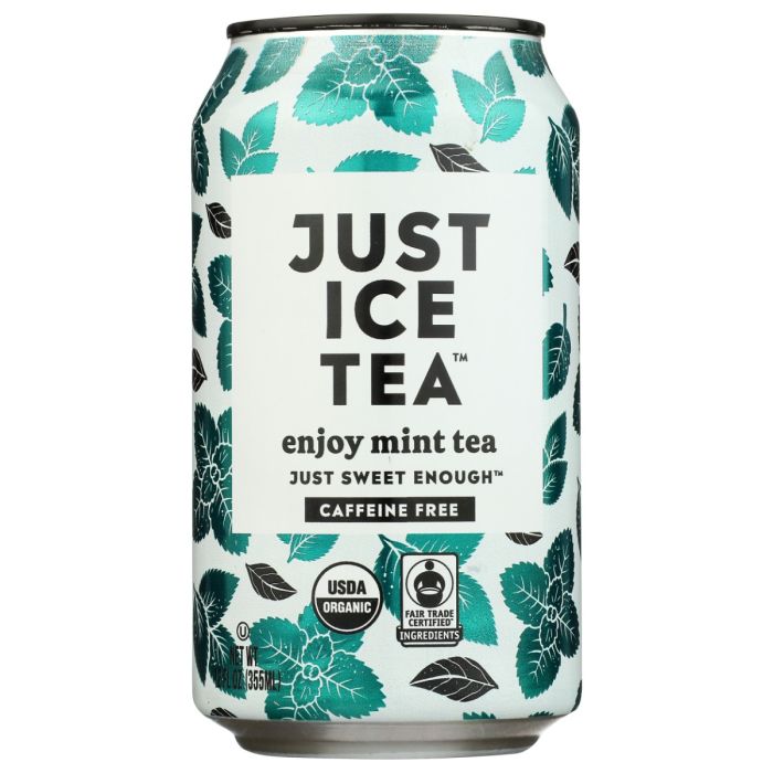 JUST ICE TEA: Organic Enjoy Mint Tea, 12 fo