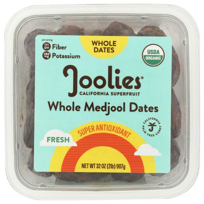 JOOLIES: Organic Whole Medjool Dates, 12 oz