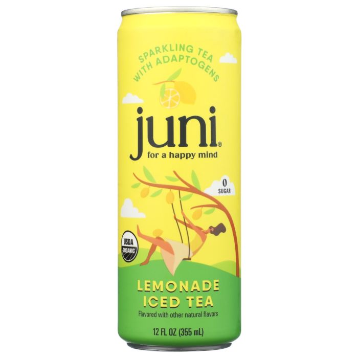 JUNI: Lemonade Sparkling Iced Tea, 12 fo