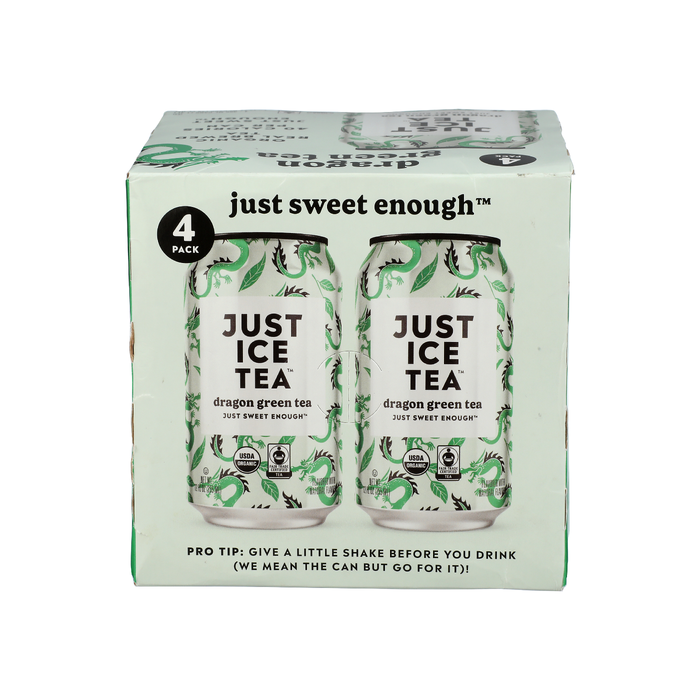 JUST ICE TEA: Dragon Green Tea 4 Count, 48 fo