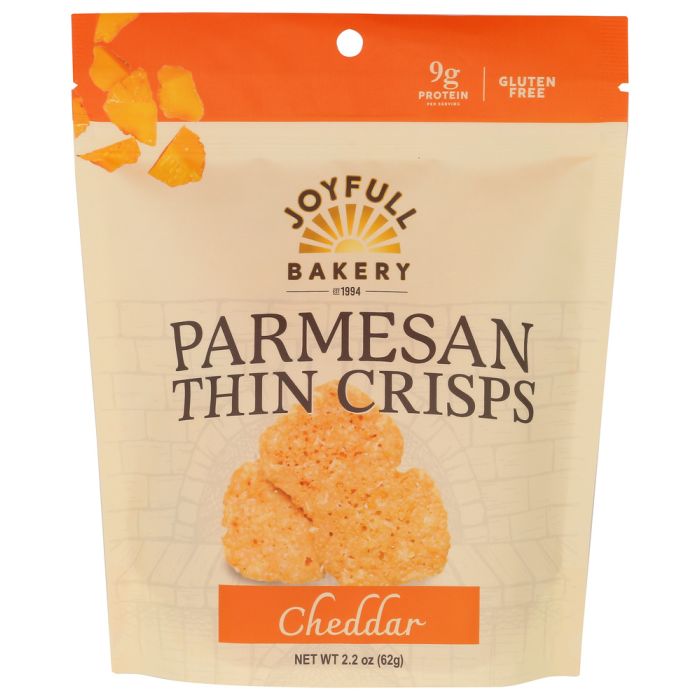 JOYFULL BAKERY: Cheddar Parmesan Thin Crisps, 2.2 oz