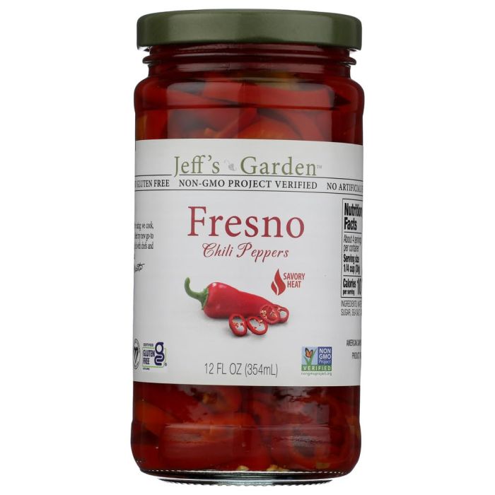 JEFFS GARDEN: Fresno Chili Peppers, 12 fo