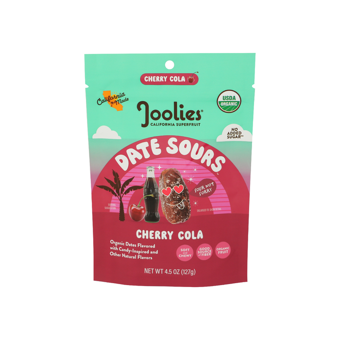 JOOLIES: Cherry Cola Date Sours, 4.5 oz