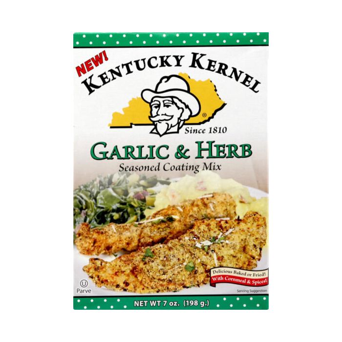 KENTUCKY KERNEL: Garlic and Herb Seasoned Coating Mix, 7 oz