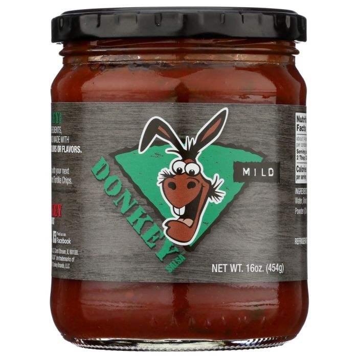 DONKEY CHIP: Mild Salsa, 16 oz