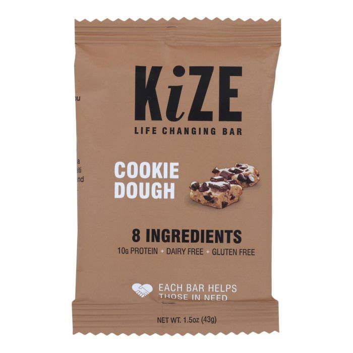 KIZE: Cookie Dough Bar, 1.5 oz