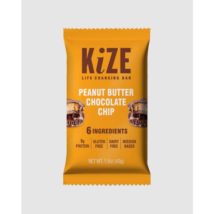 KIZE: Peanut Butter Chocolate Chip Bar, 1.5 oz