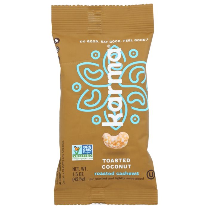 KARMA: Toasted Coconut Roasted Cashews, 1.5 oz