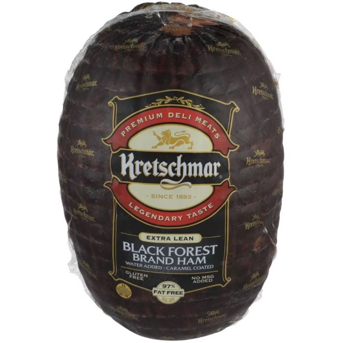 KRETSCHMAR: Extra Lean Black Forest Brand Ham, 7 lb