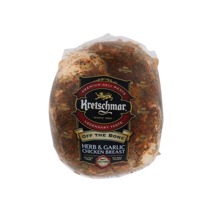 KRETSCHMAR: Chicken Breast Herb and Garlic, 14.7 lb