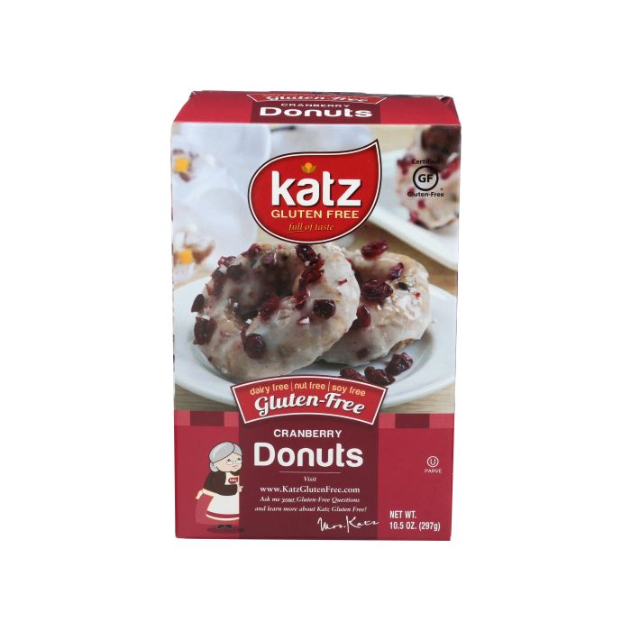 KATZ: Cranberry Donuts Gluten Free, 10.5 oz