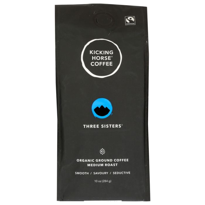 KICKING HORSE: Three Sisters Organic Ground Coffee, 10 oz