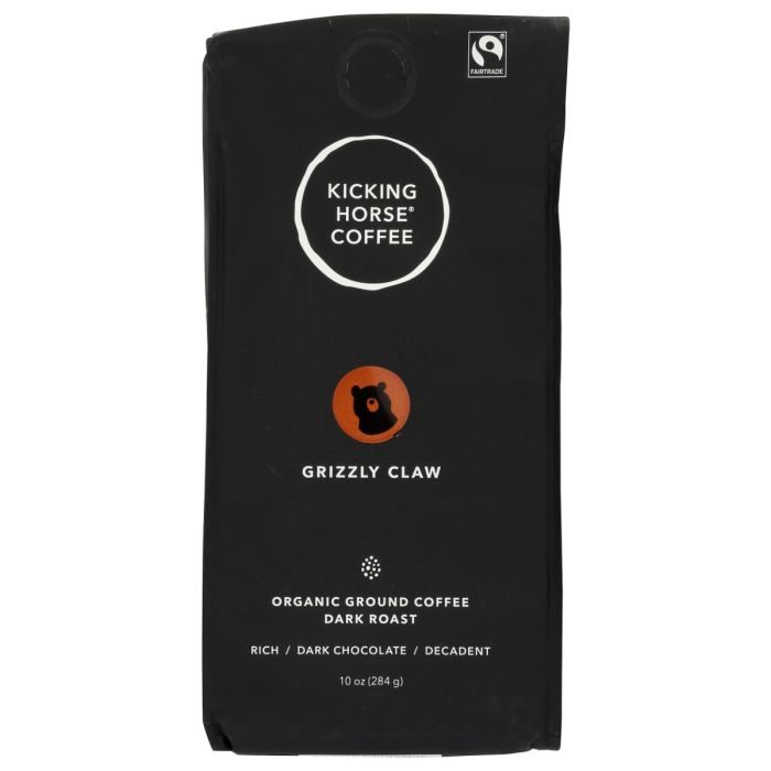 KICKING HORSE: Grizzly Claw Ground Coffee, 10 oz