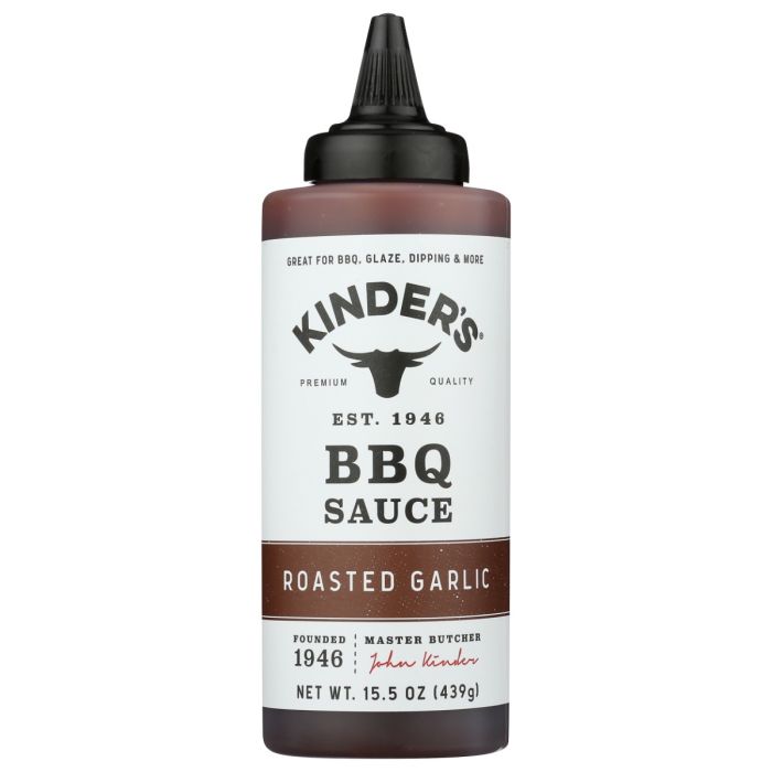 KINDERS: Roasted Garlic Bbq Sauce, 15.5 fo