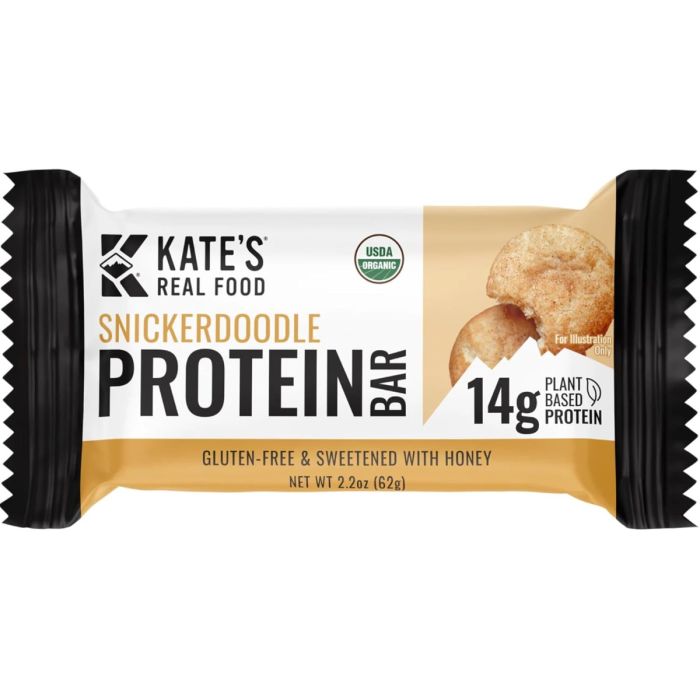 KATES REAL FOOD: Snickerdoodle Protein Bar, 2.2 oz