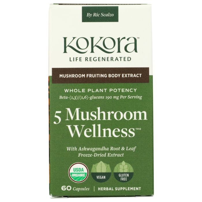 KOKORA: 5 Mushroom Wellness, 60 cp