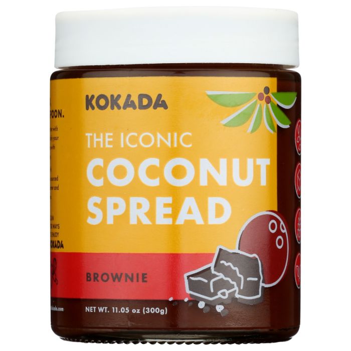 KOKADA: Organic Brownie Coconut Spread, 11.05 oz