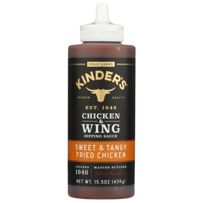 KINDERS: Sweet and Tangy Fried Chicken and Wing Dipping Sauce, 15.5 oz