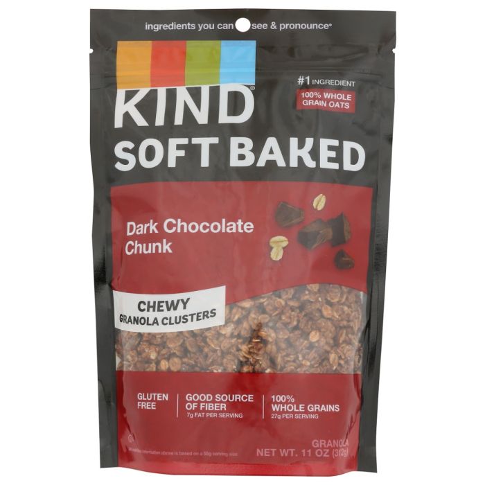 KIND: Dark Chocolate Chunk Chewy Granola Clusters, 11 oz