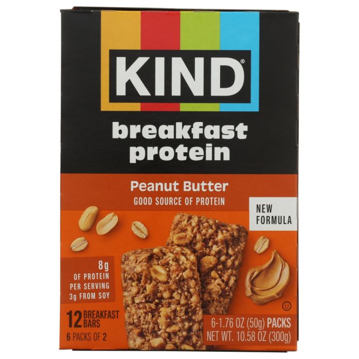 KIND: Peanut Butter Breakfast Protein Bar, 10.58 oz