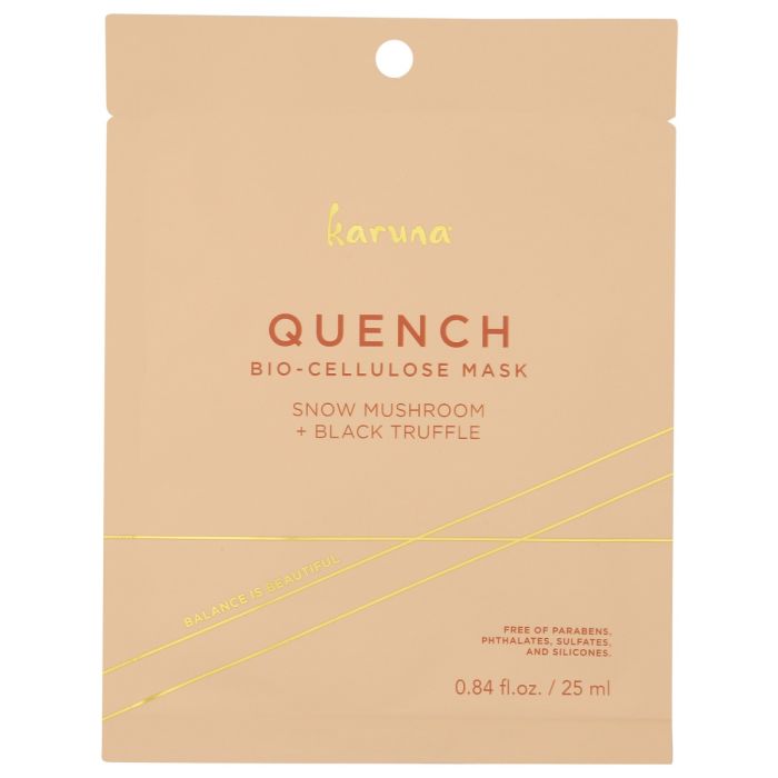 KARUNA SKIN: Quench Bio Cellulose Facial Mask, 0.84 fo