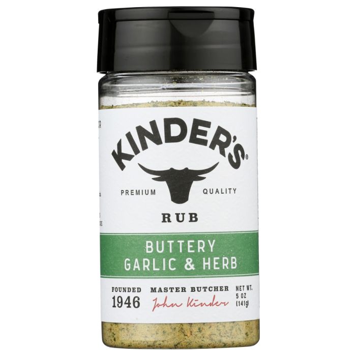 KINDERS: Buttery Garlic and Herb Seasoning, 5 oz