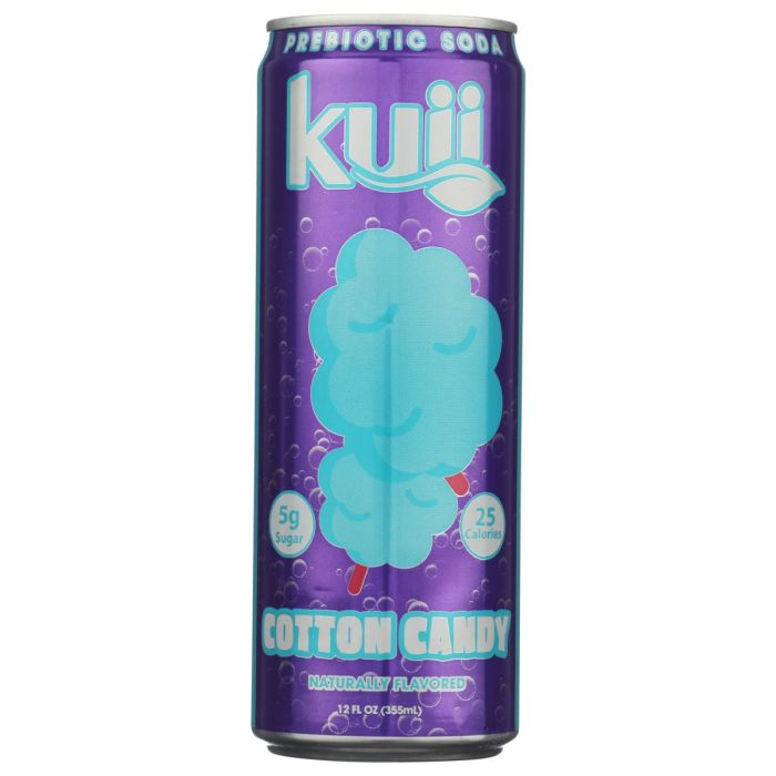 KUII: Cotton Candy Prebiotic Soda, 12 fo