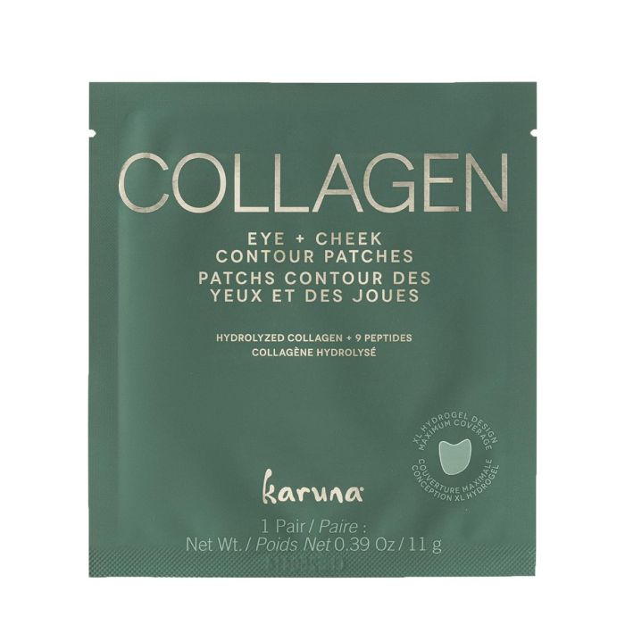 KARUNA SKIN: Collagen Hydrogel Eye Plus Cheek Contour Patches, 0.38 fo