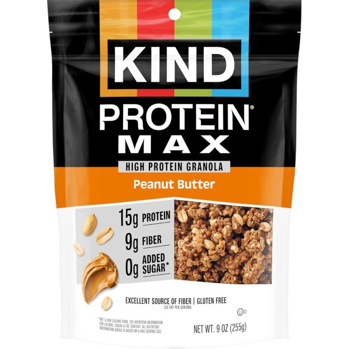 KIND: Peanut Butter Protein Max Granola, 9 oz
