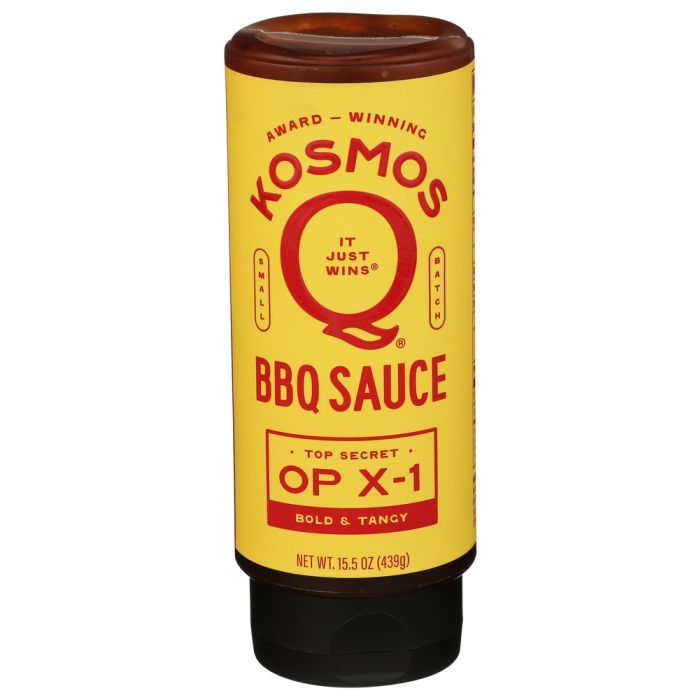 KOSMOS Q: Op X 1 Bbq Sauce, 15.5 oz